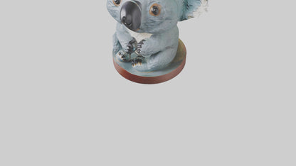 3D model Koala statue model VR / AR / low-poly