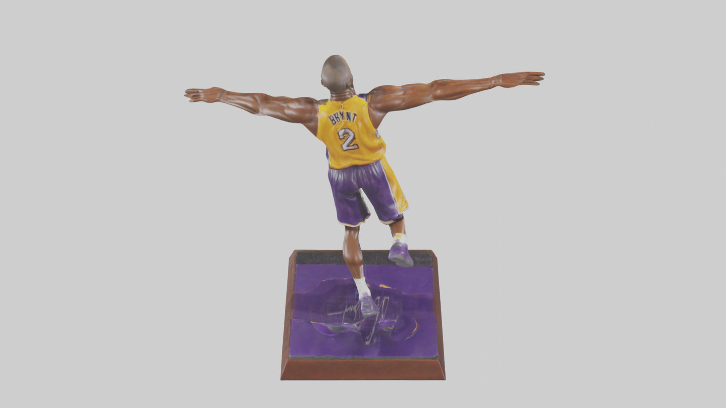3D model Kobe Bryant statue model VR / AR / low-poly