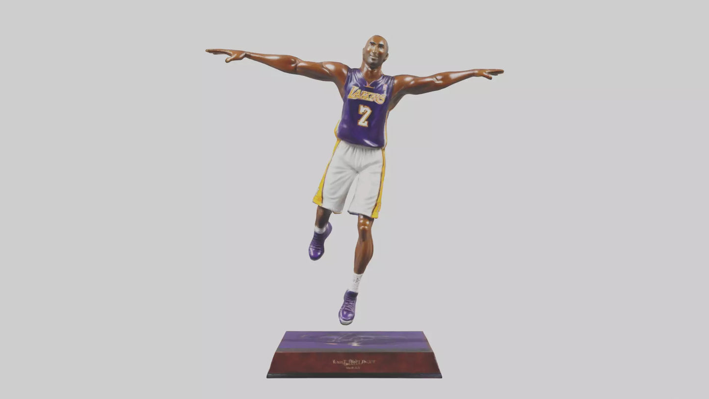 3D model Kobe Bryant statue model VR / AR / low-poly