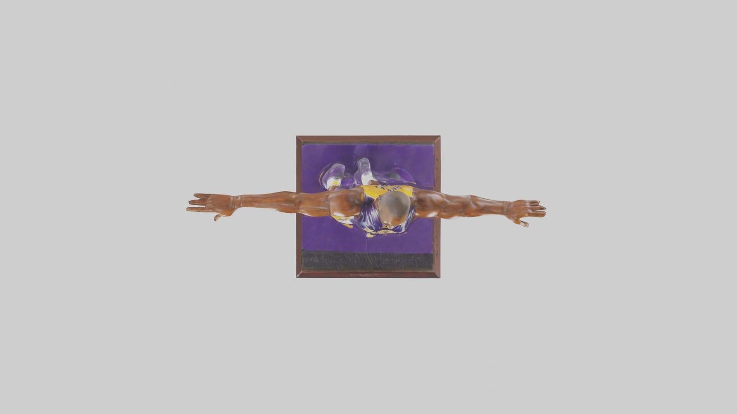 3D model Kobe Bryant statue model VR / AR / low-poly