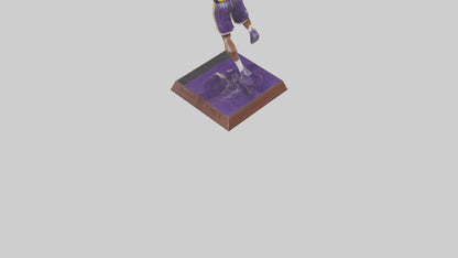3D model Kobe Bryant statue model VR / AR / low-poly