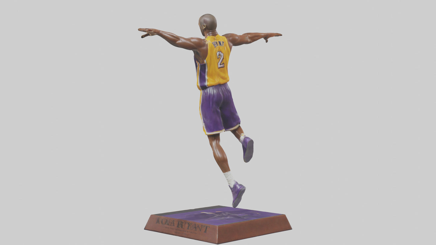 3D model Kobe Bryant statue model VR / AR / low-poly