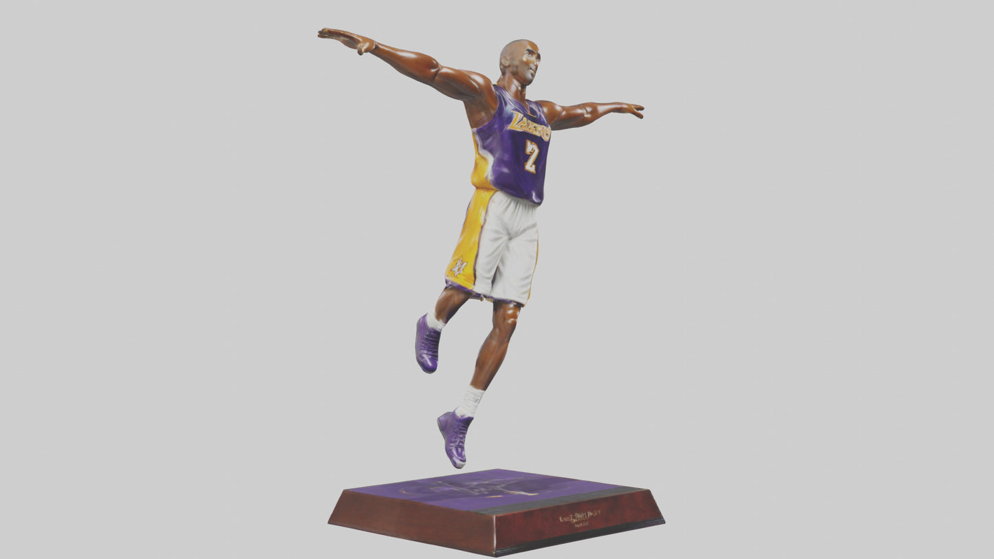 3D model Kobe Bryant statue model VR / AR / low-poly