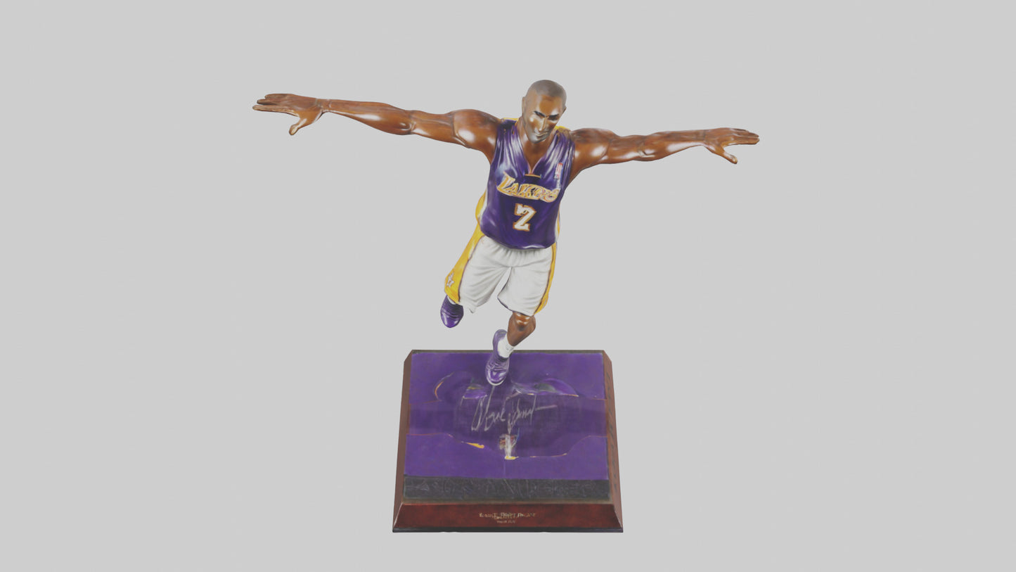 3D model Kobe Bryant statue model VR / AR / low-poly