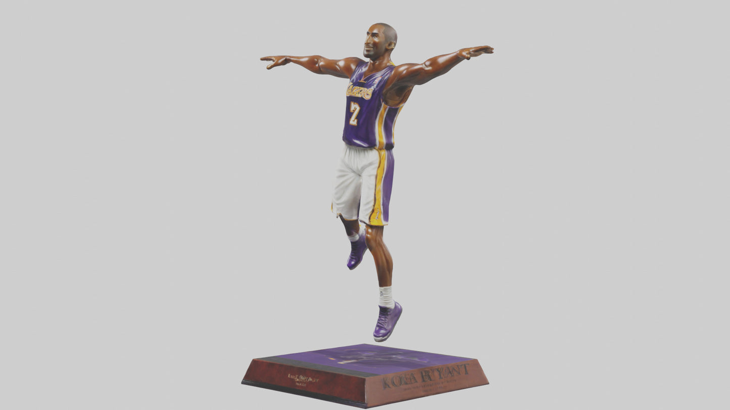 3D model Kobe Bryant statue model VR / AR / low-poly