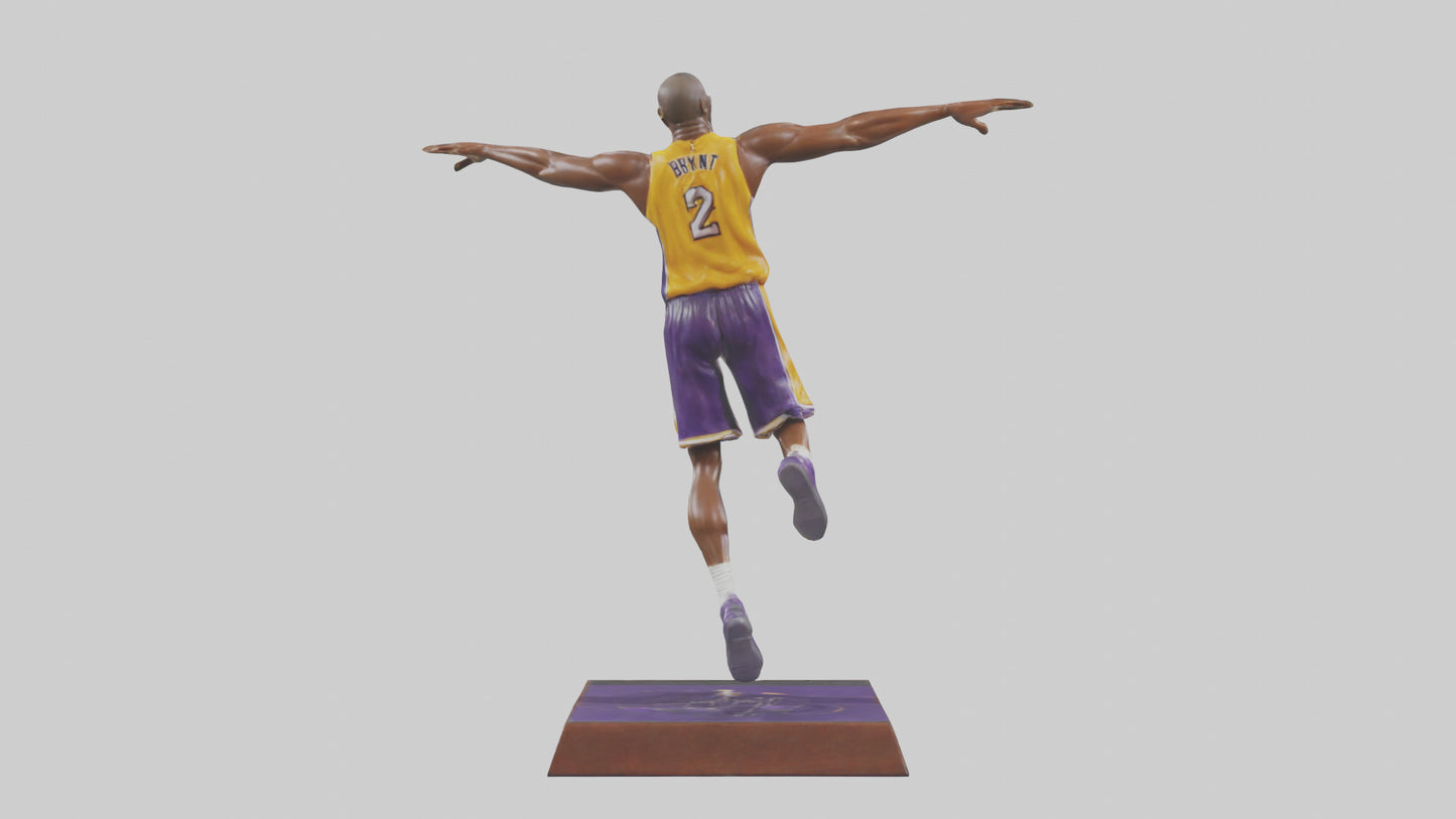 3D model Kobe Bryant statue model VR / AR / low-poly