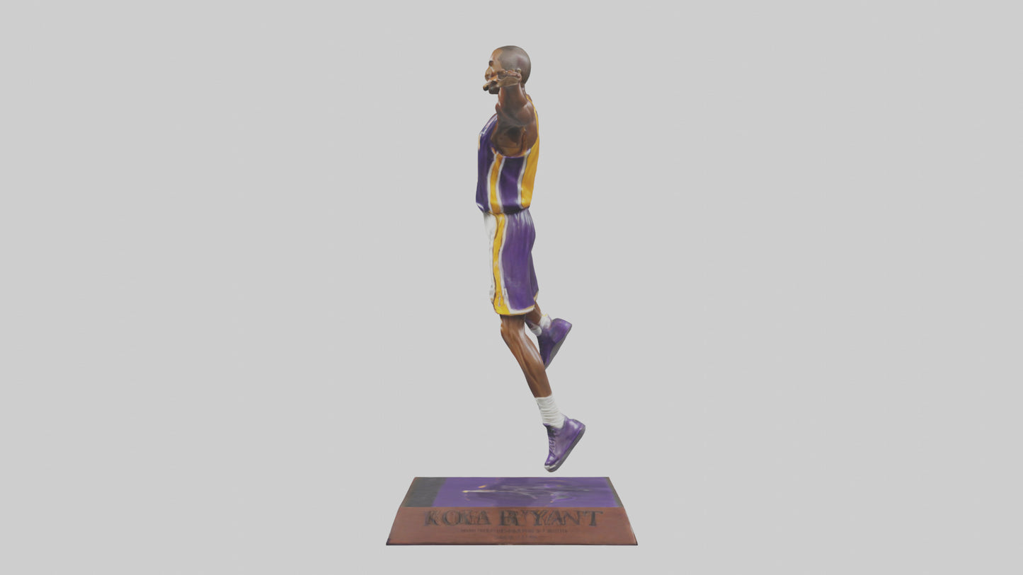 3D model Kobe Bryant statue model VR / AR / low-poly