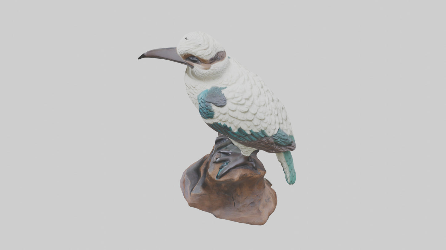 3D model Kookaburra statue model VR / AR / low-poly