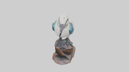 3D model Kookaburra statue model VR / AR / low-poly