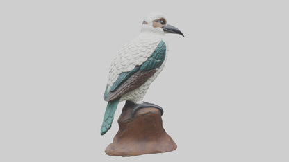 3D model Kookaburra statue model VR / AR / low-poly