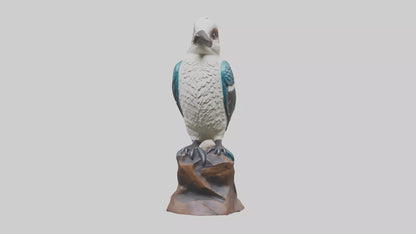 3D model Kookaburra statue model VR / AR / low-poly