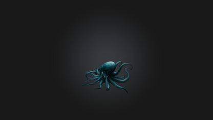 3D model Kraken VR / AR / low-poly