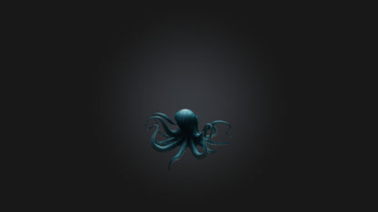 3D model Kraken VR / AR / low-poly