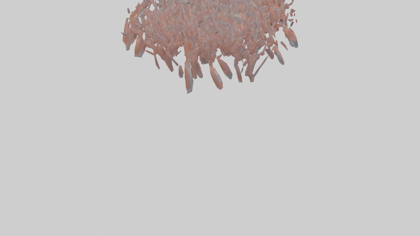 3D model Krill swarming model 2 VR / AR / low-poly
