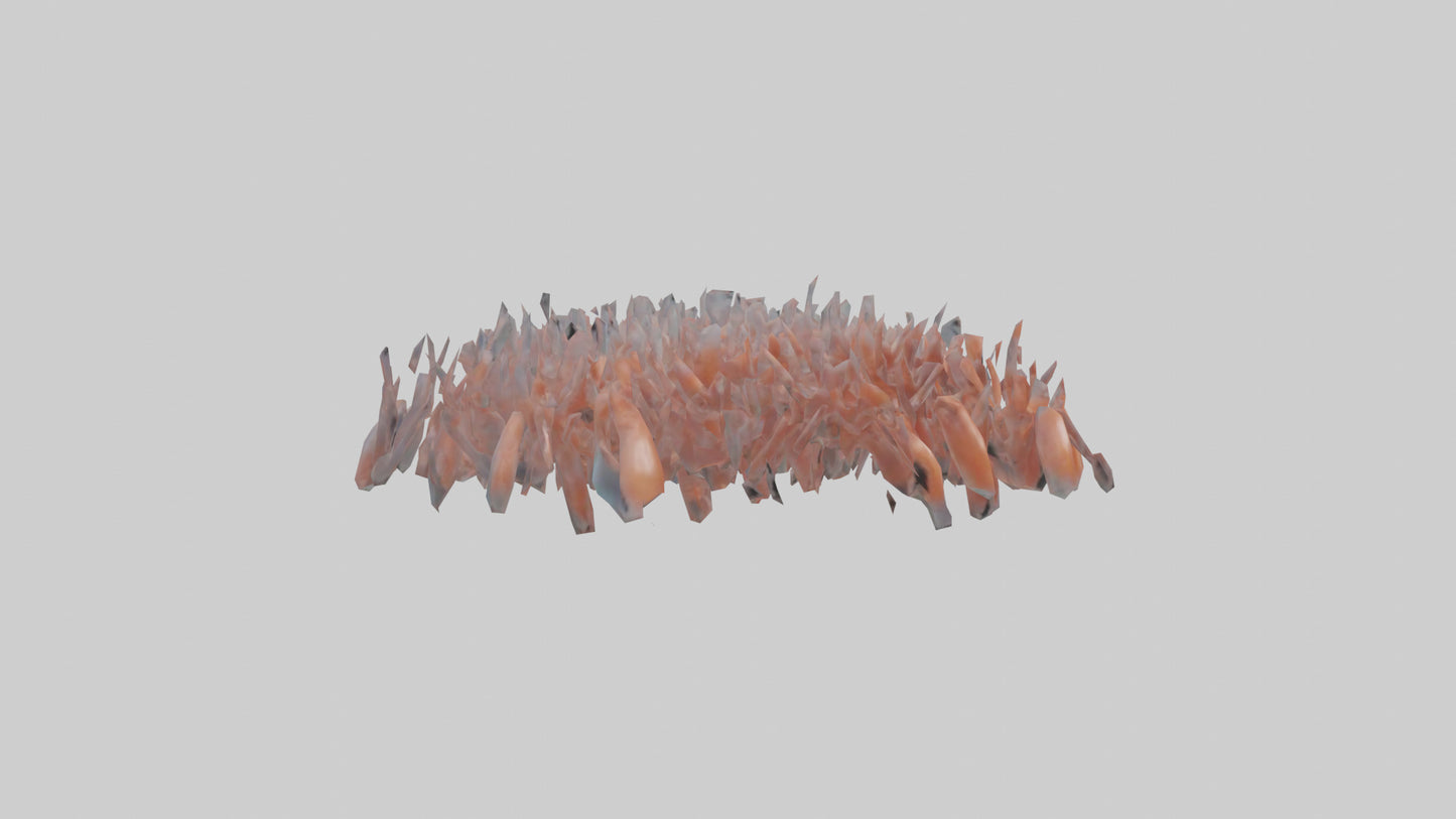 3D model Krill swarming model 2 VR / AR / low-poly