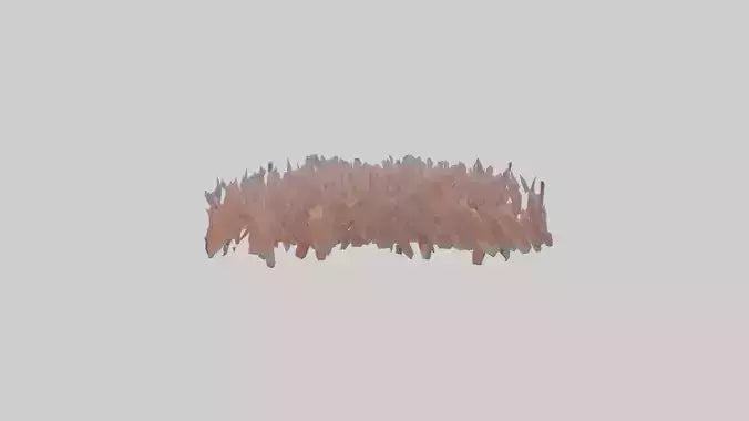3D model Krill swarming model 2 VR / AR / low-poly