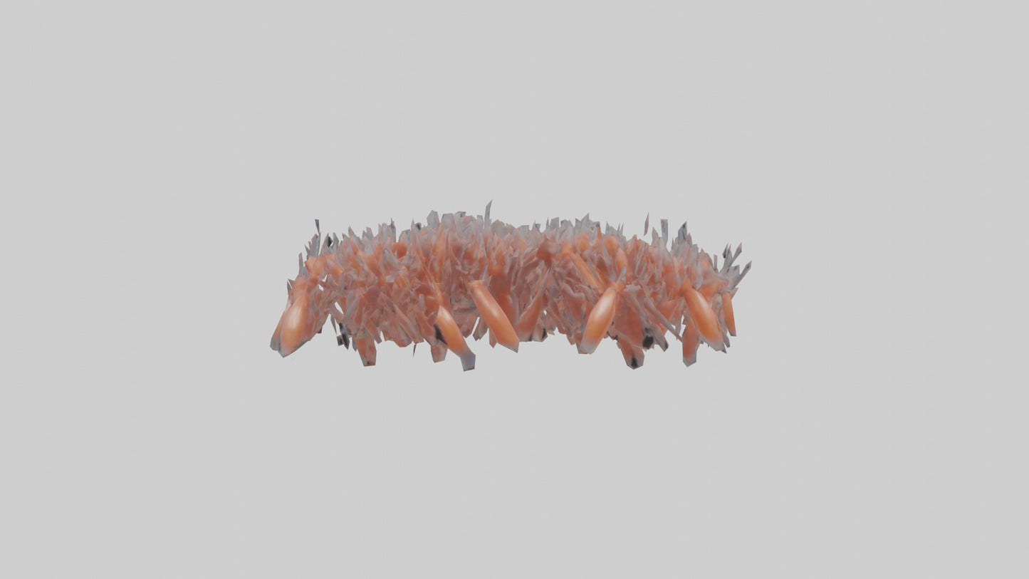 3D model Krill swarming model 2 VR / AR / low-poly