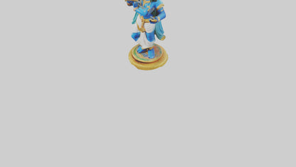 3D model Krishna statue model VR / AR / low-poly