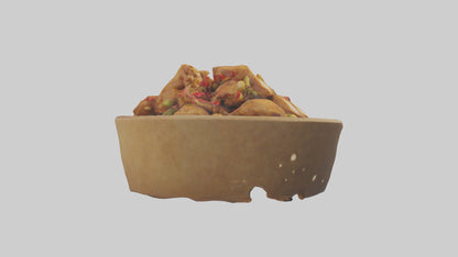 3D model Kung Pao chicken model VR / AR / low-poly