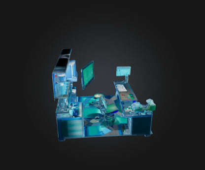 3D model Laboratory VR / AR / low-poly