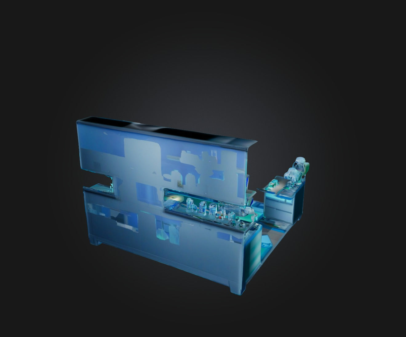3D model Laboratory VR / AR / low-poly