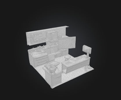 3D model Laboratory VR / AR / low-poly