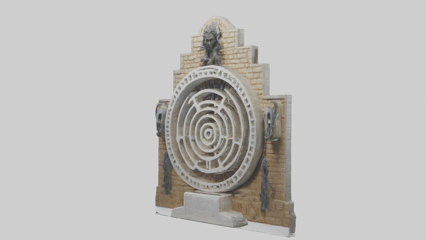 3D model Labyrinth statue model VR / AR / low-poly
