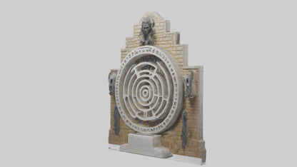 3D model Labyrinth statue model VR / AR / low-poly