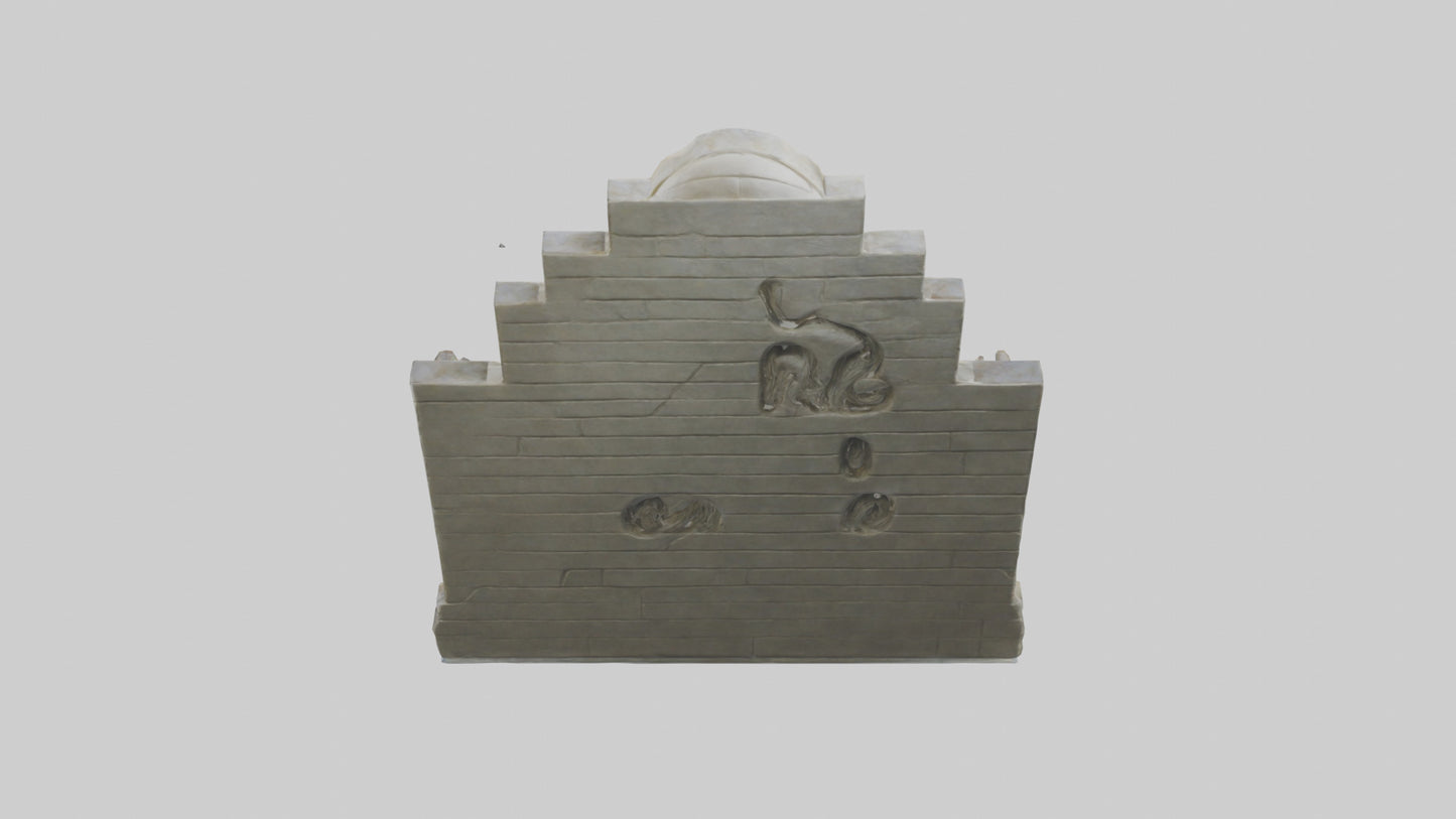 3D model Labyrinth statue model VR / AR / low-poly