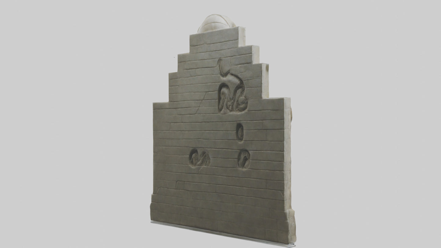 3D model Labyrinth statue model VR / AR / low-poly