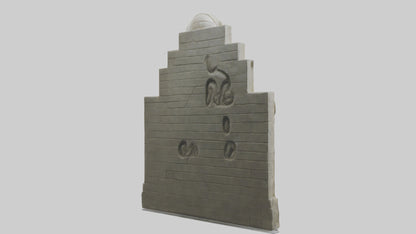 3D model Labyrinth statue model VR / AR / low-poly