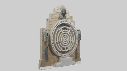 3D model Labyrinth statue model VR / AR / low-poly