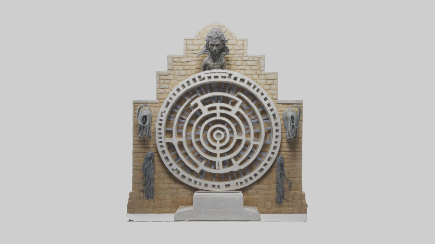 3D model Labyrinth statue model VR / AR / low-poly