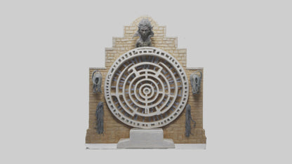 3D model Labyrinth statue model VR / AR / low-poly