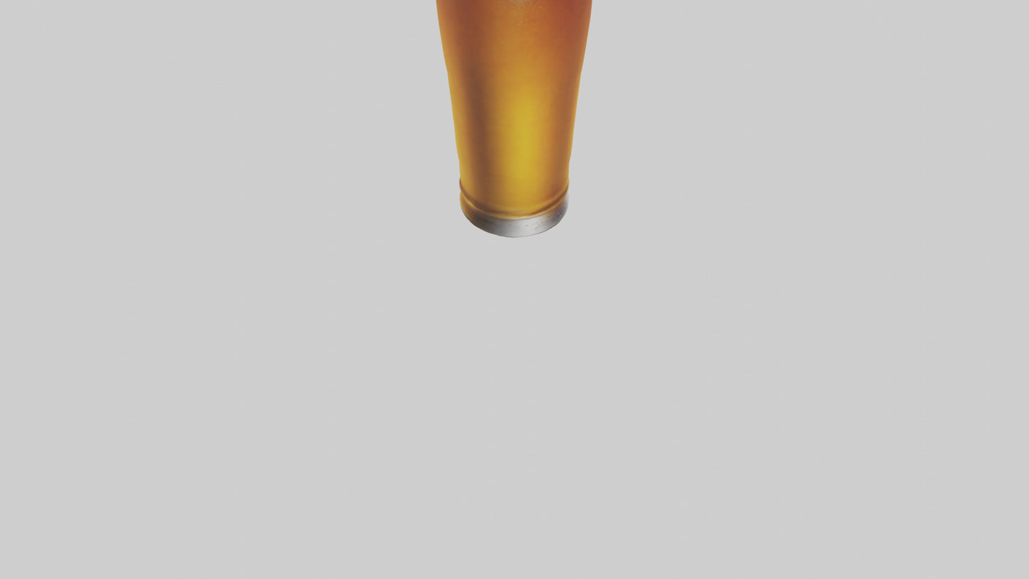 3D model Lager beer model VR / AR / low-poly