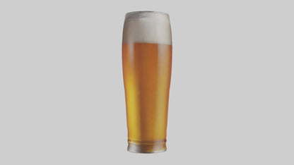3D model Lager beer model VR / AR / low-poly