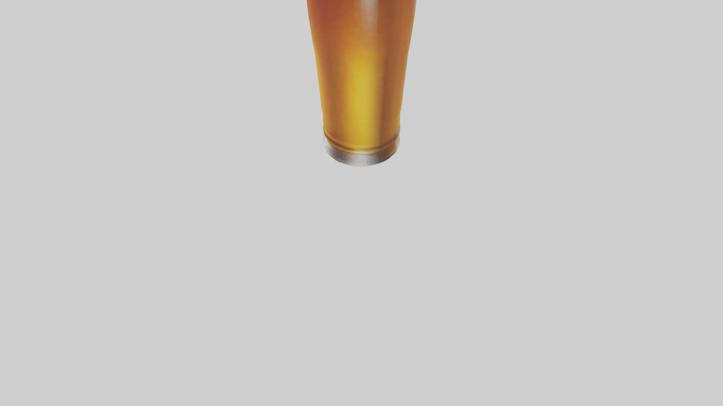 3D model Lager beer model VR / AR / low-poly