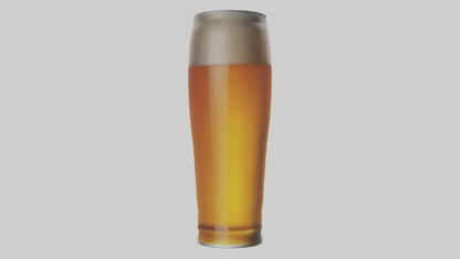 3D model Lager beer model VR / AR / low-poly