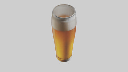 3D model Lager beer model VR / AR / low-poly