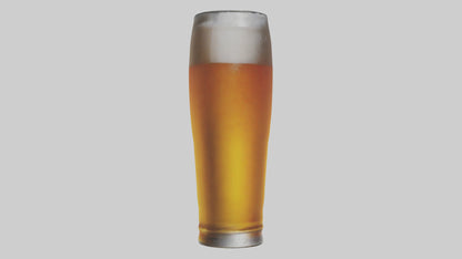 3D model Lager beer model VR / AR / low-poly