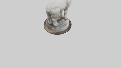 3D model Lamb of God statue model VR / AR / low-poly