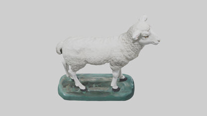 3D model Lamb statue model VR / AR / low-poly