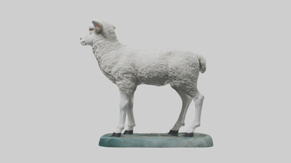 3D model Lamb statue model VR / AR / low-poly
