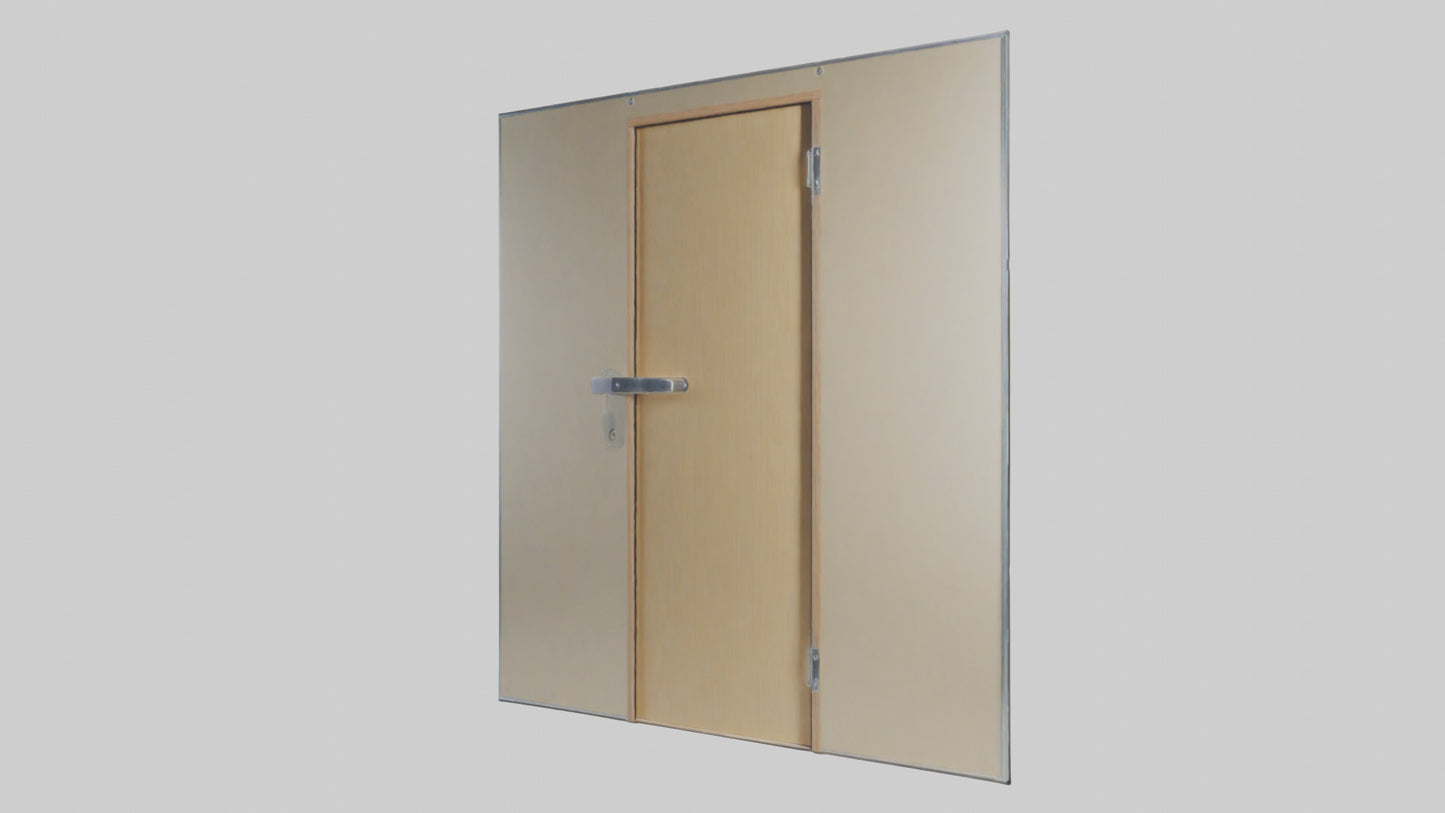 3D model Laminated door model VR / AR / low-poly