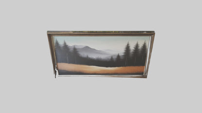 3D model Landscape Wall Art VR / AR / low-poly