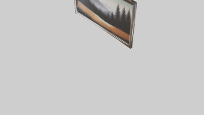 3D model Landscape Wall Art VR / AR / low-poly
