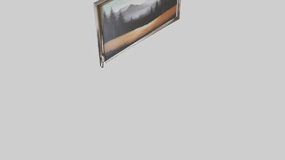 3D model Landscape Wall Art VR / AR / low-poly