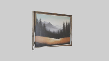 3D model Landscape Wall Art VR / AR / low-poly
