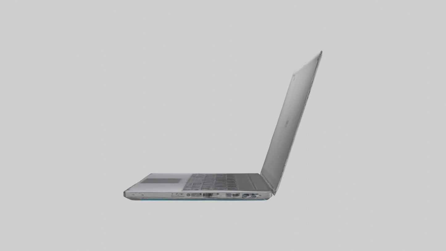 3D model Laptop model VR / AR / low-poly