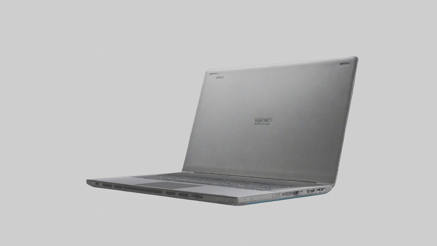 3D model Laptop model VR / AR / low-poly